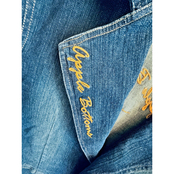 Y2K APPLE BOTTOM JEANS WOMEN'S JEAN JACKET SIZE 2XL - Picture 4 of 6